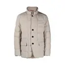 Double Front Down Jacket in Canvas