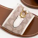 Ina Sandals Flat in Signature Jacquard Stone/Chalk