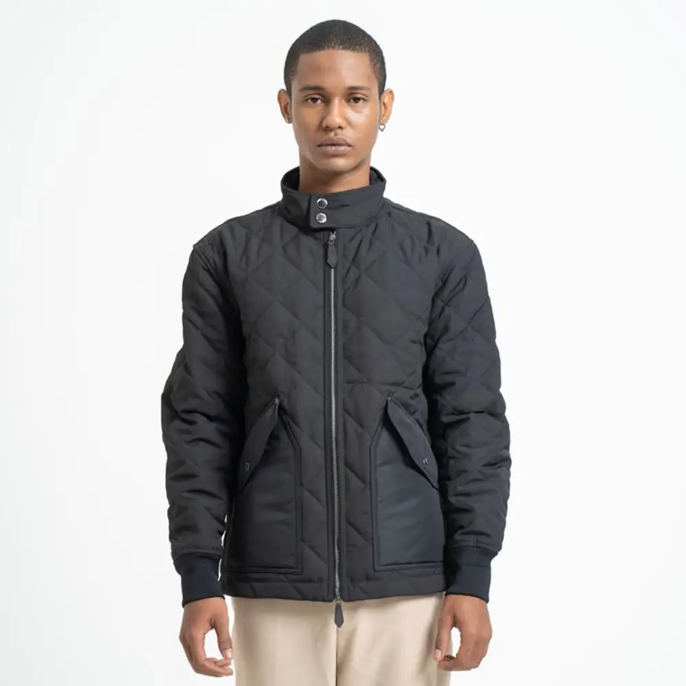 Burberry Diamond Quilted Thermoregulated Jacket Black Men – voilà.id 