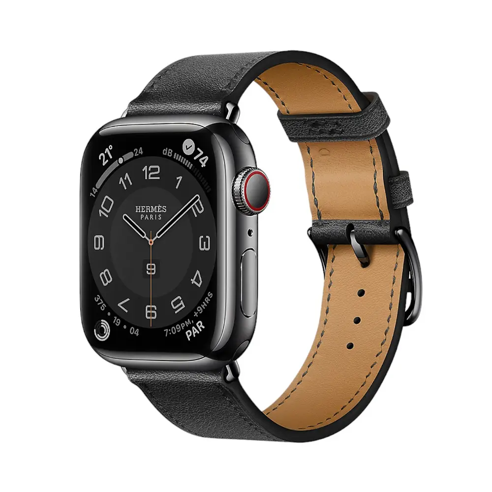 177 Apple Watch 素早く Hermes バンド キリム 黒 42~45