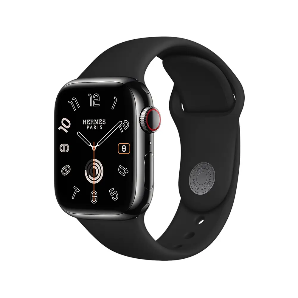 AppleWatch Hermès Series 9 45mm スペースブラック - Apple Watch本体