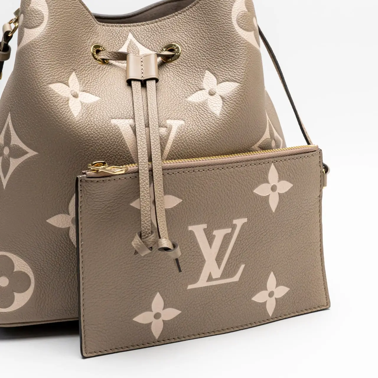 Louis Vuitton NéoNoé MM Bicolor Monogram Empreinte Leather Bucket 