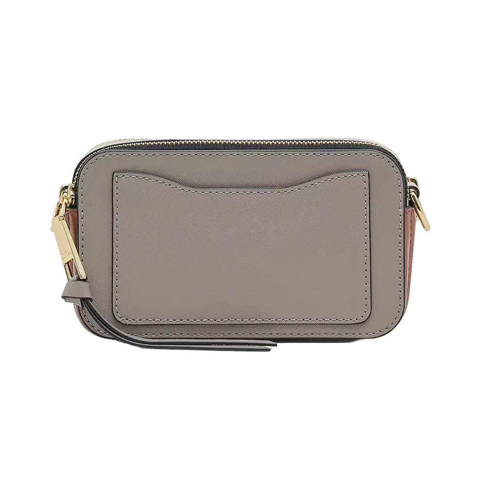Marc Jacobs The Snapshot Camera Outline Bag Logo Strap Cement 