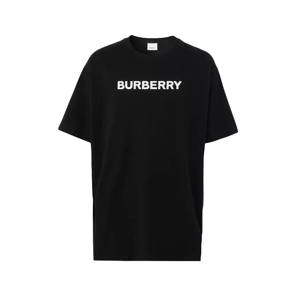 Burberry logo print cotton oversized sweatshirt store