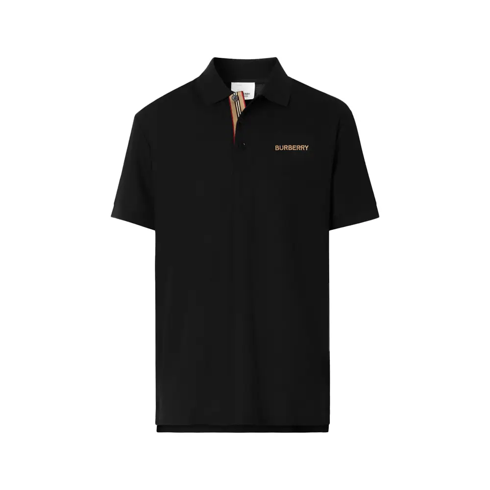 Burberry Hartford Polo Shirt Black L discount