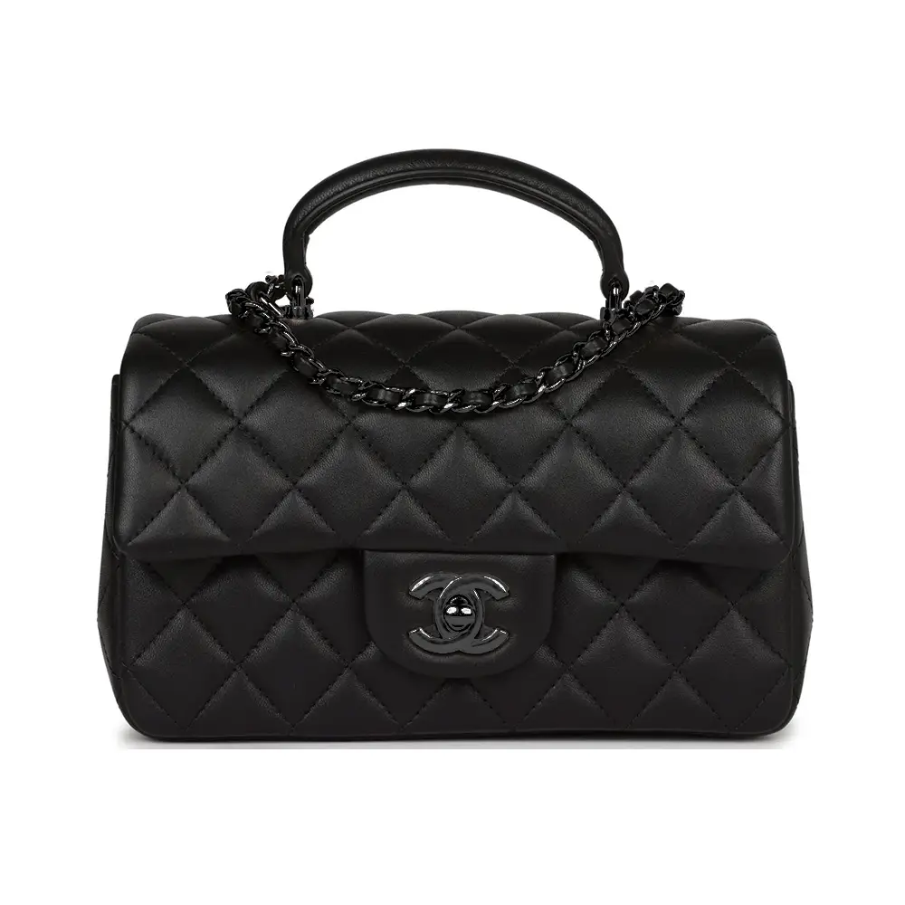 All black chanel bag online