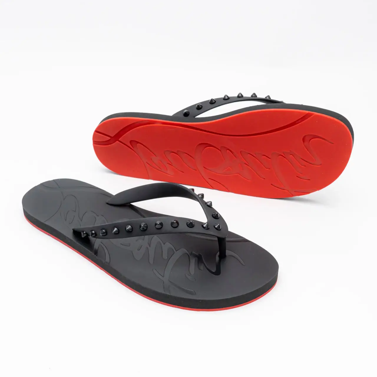 Christian louboutin flip flops mens best sale