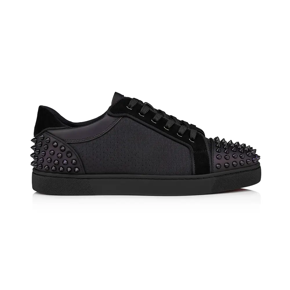 Christian louboutin black sneakers best sale