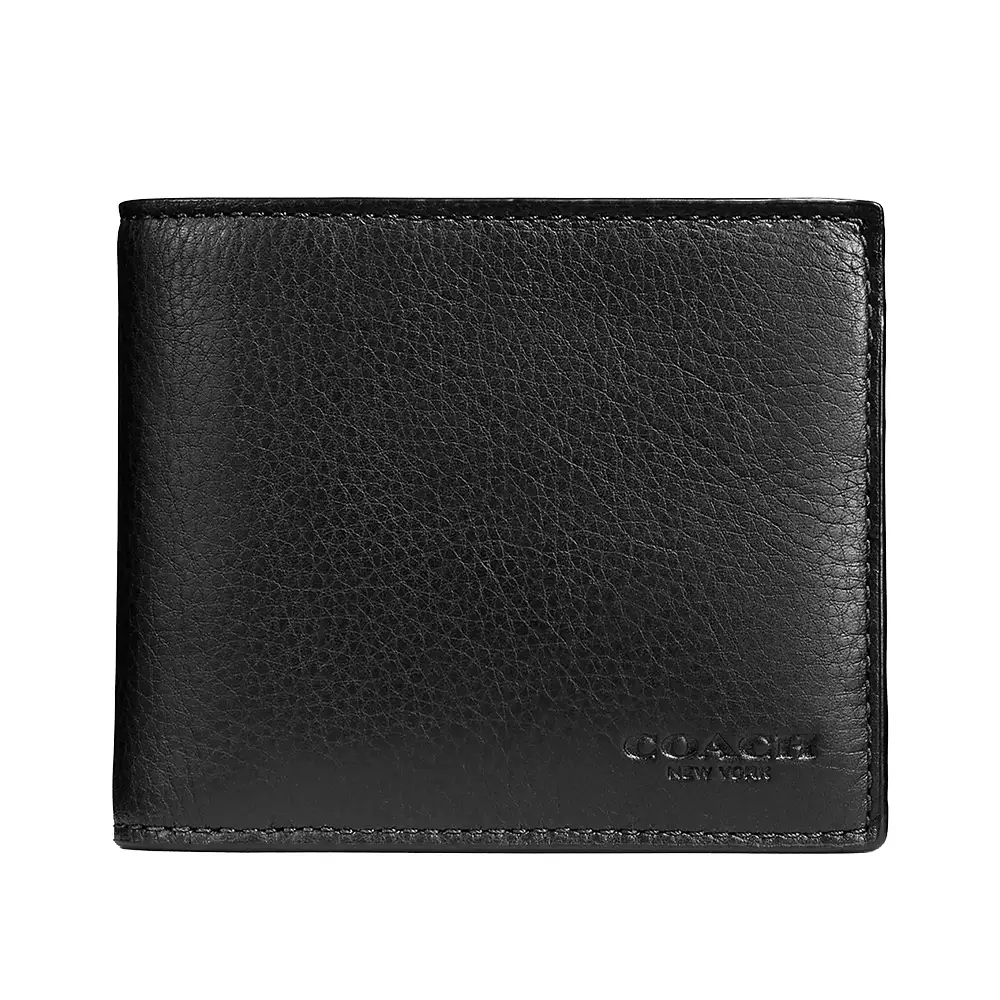 Coach wallet men black sale