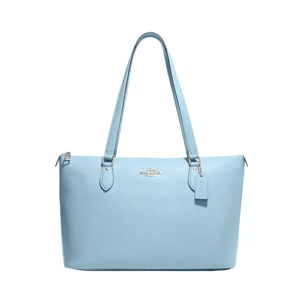 Coach blue tote bag best sale