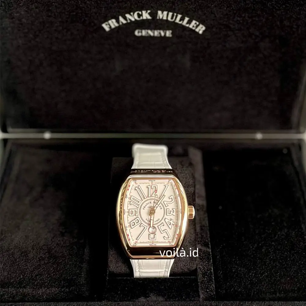 Franck muller vanguard titanium rose gold hot sale