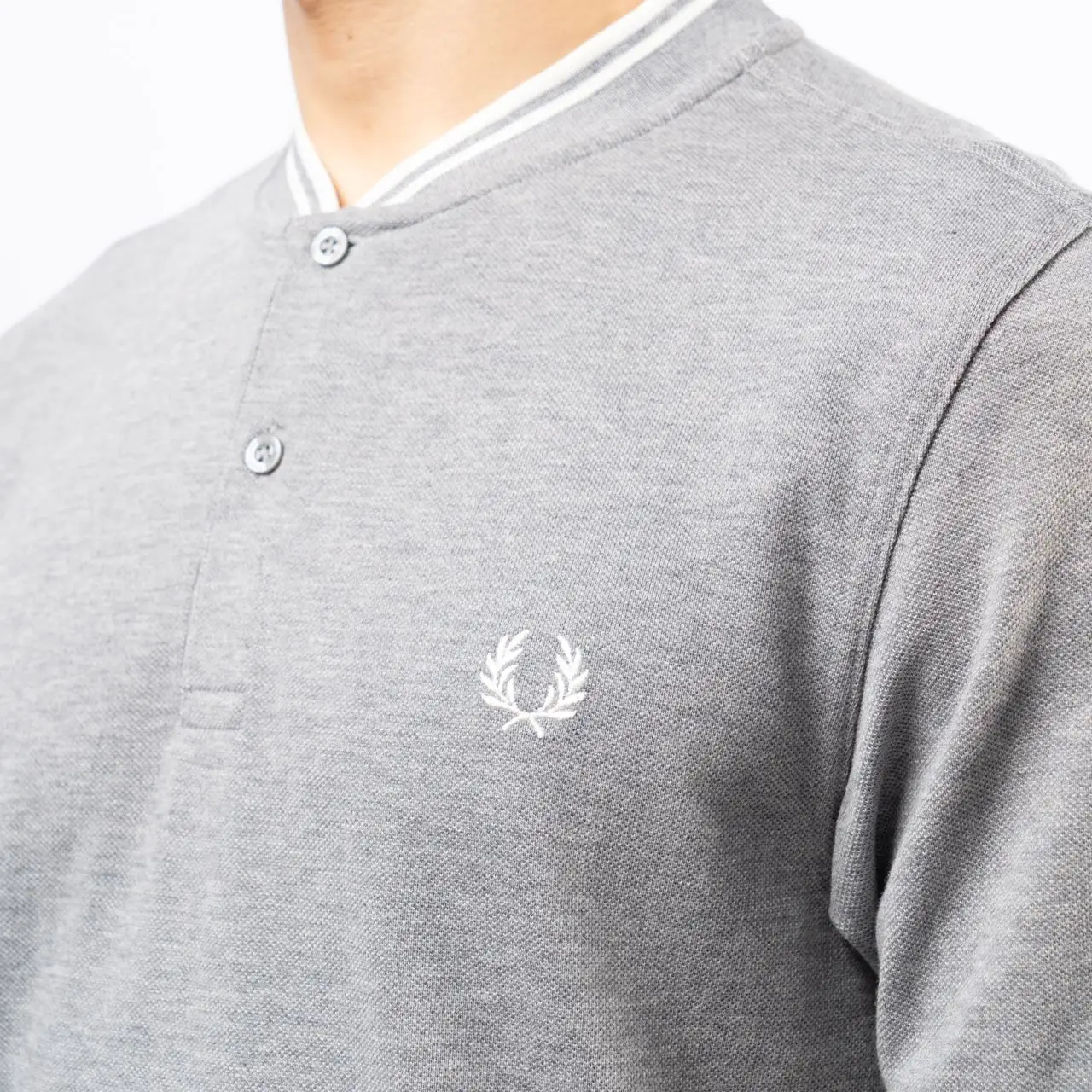 Fred perry bomber collar polo sale