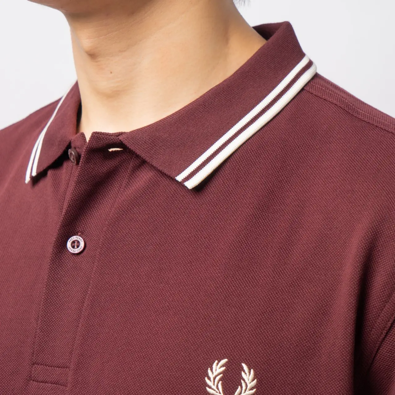 Fred perry maroon polo shirt best sale