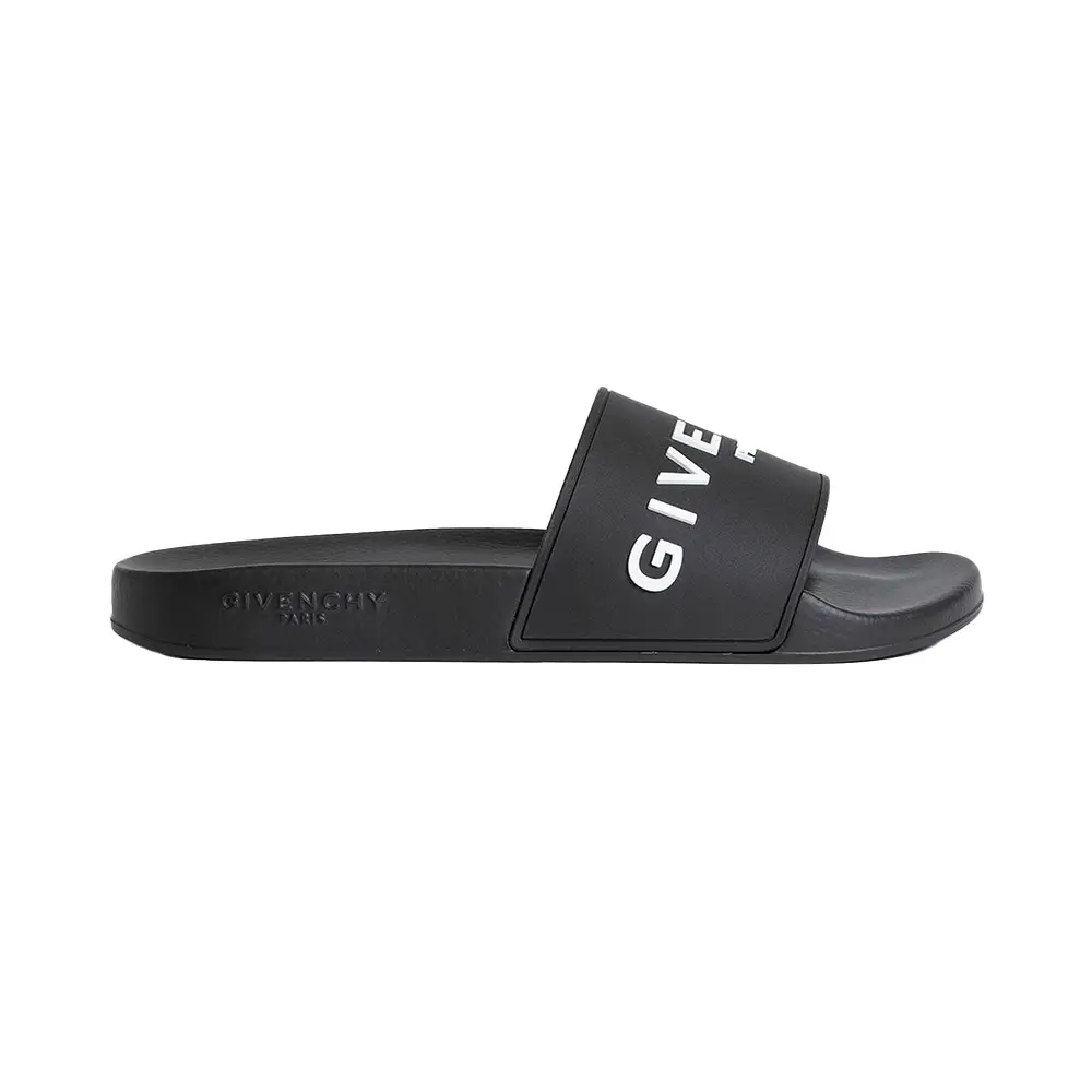 Givenchy flat webbed logo slides best sale