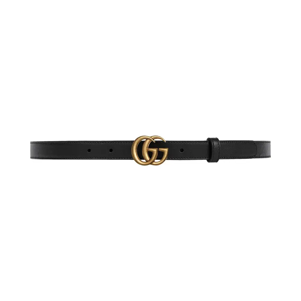 Gucci belt black logo outlet
