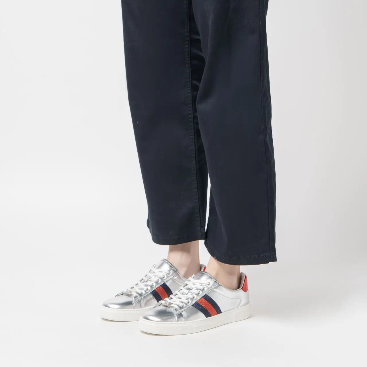 Gucci ace silver online