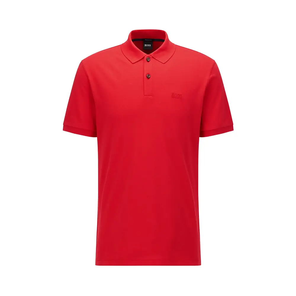 Mens red hugo boss polo best sale