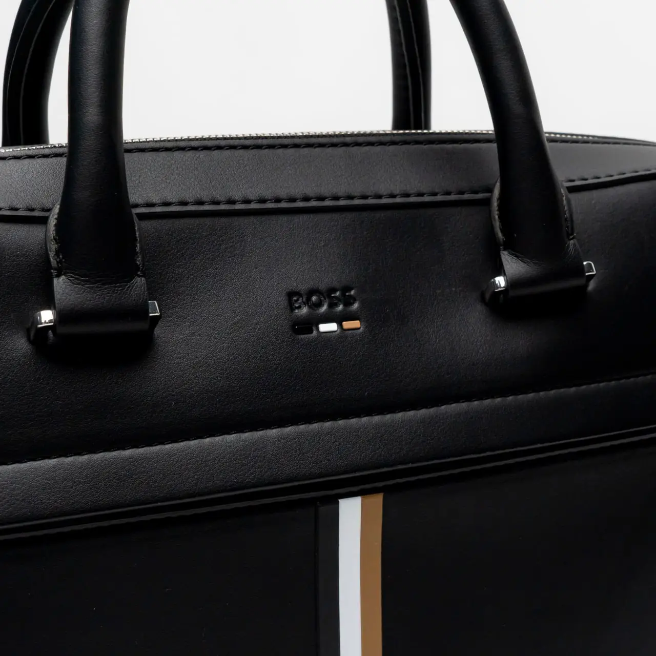 Hugo boss signature document bag deals