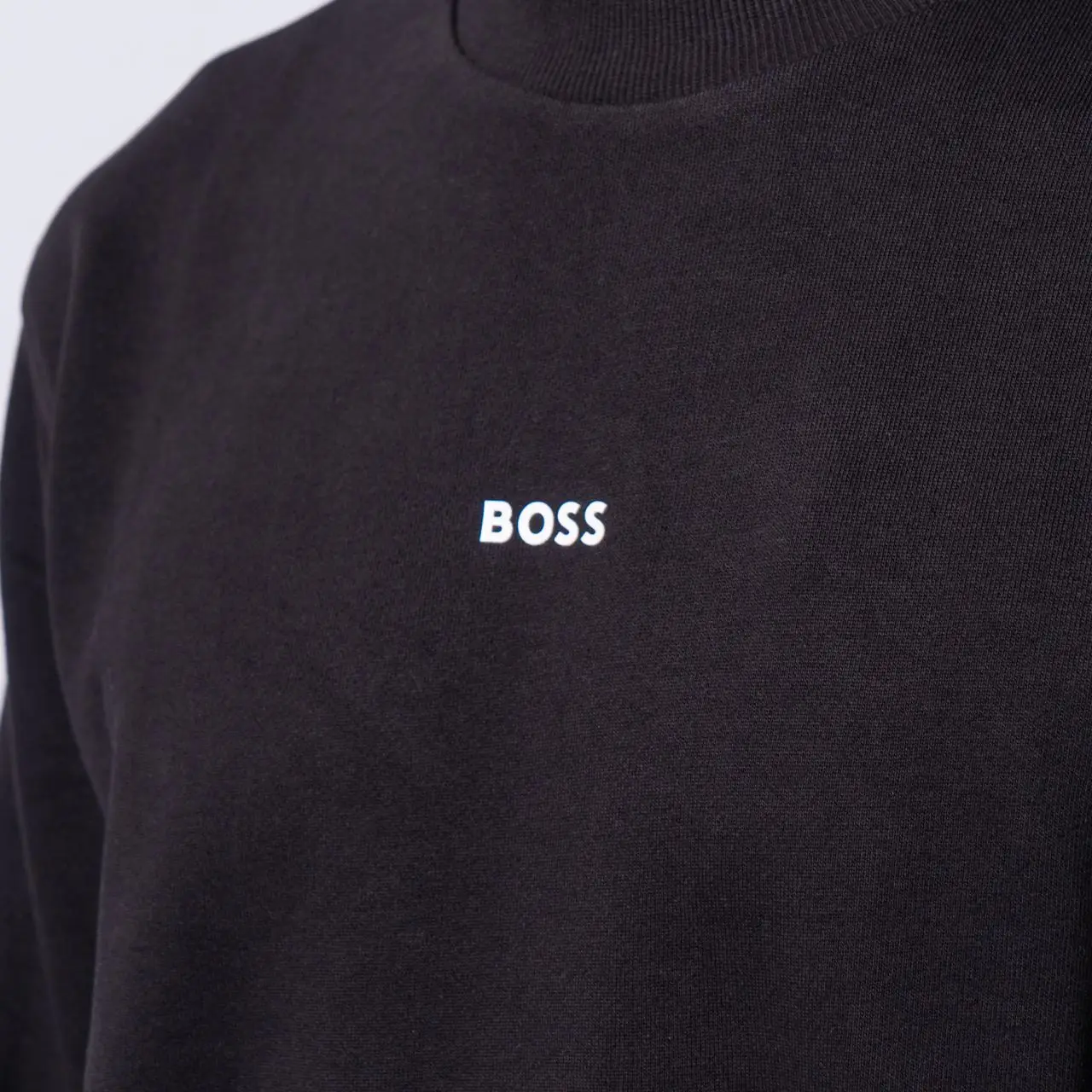 Boss mesh crew sweatshirt hotsell