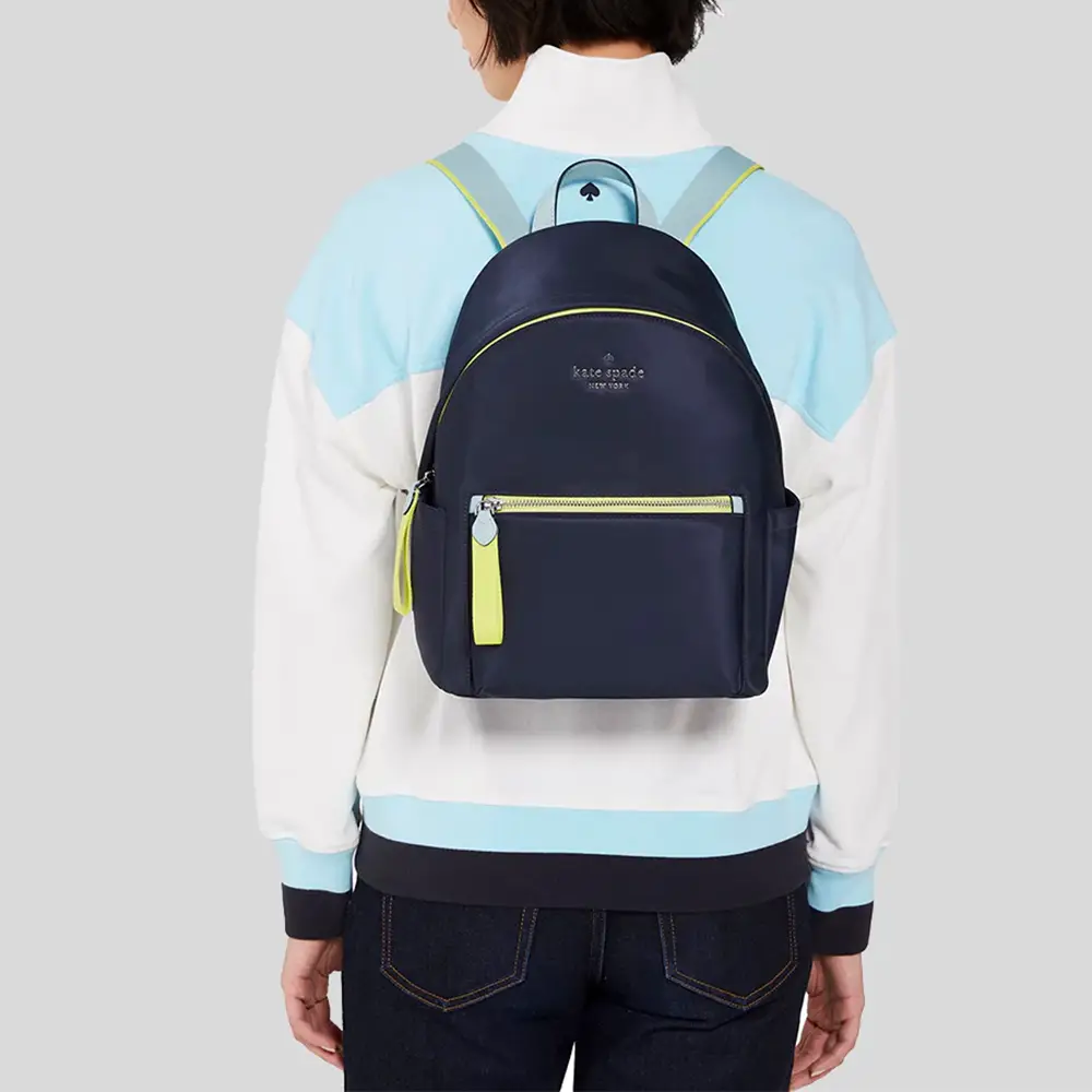 Blue kate spade backpack shop