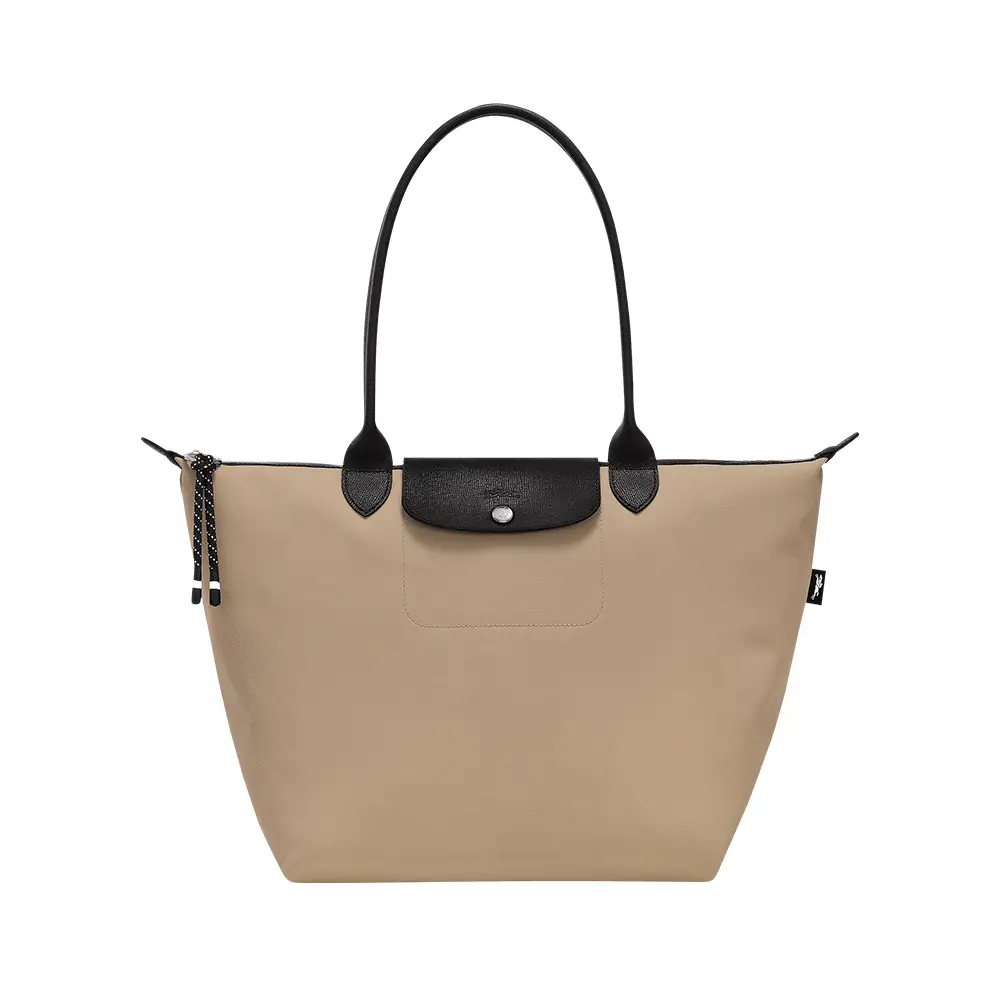 Longchamp beige leather bag best sale