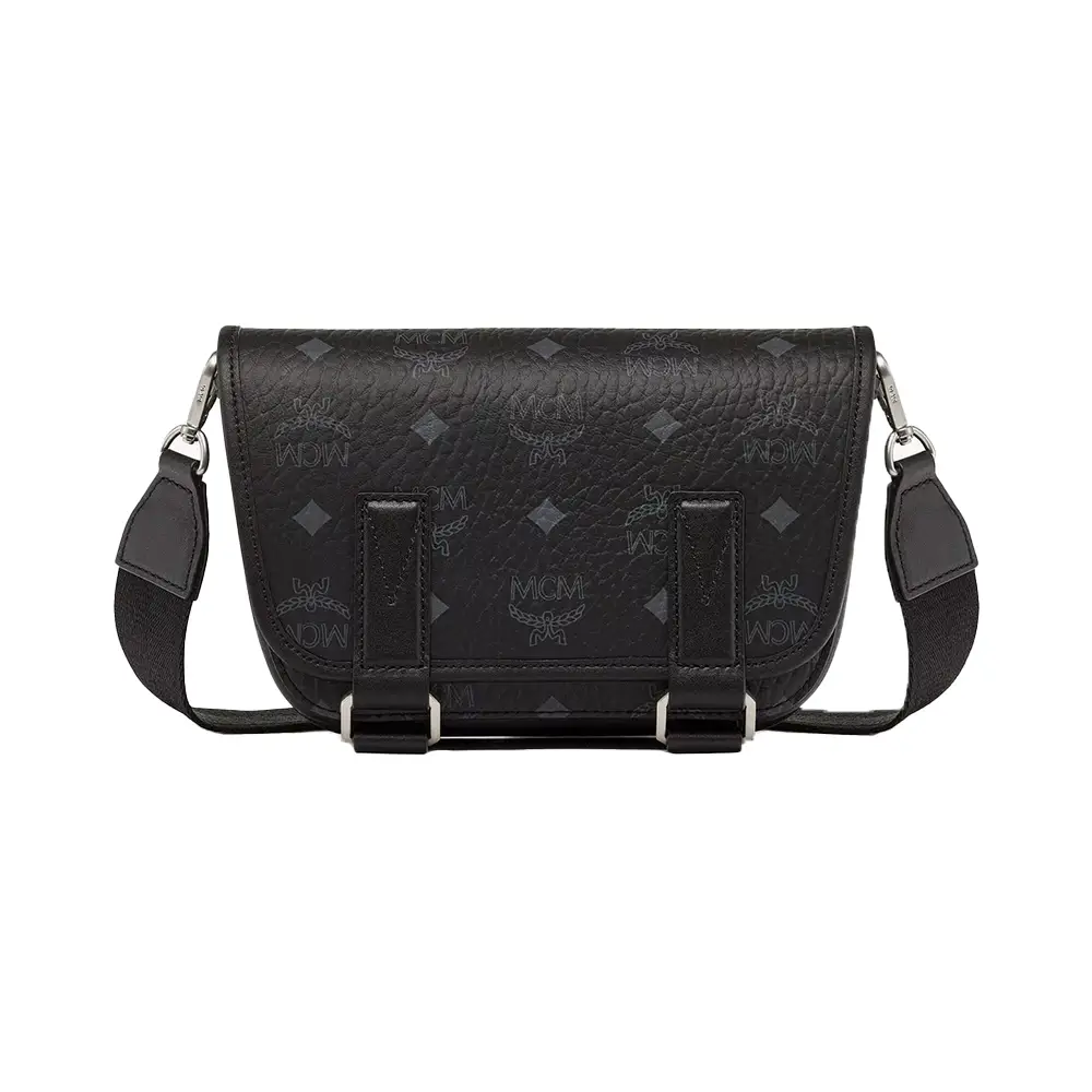 All black mcm bag best sale