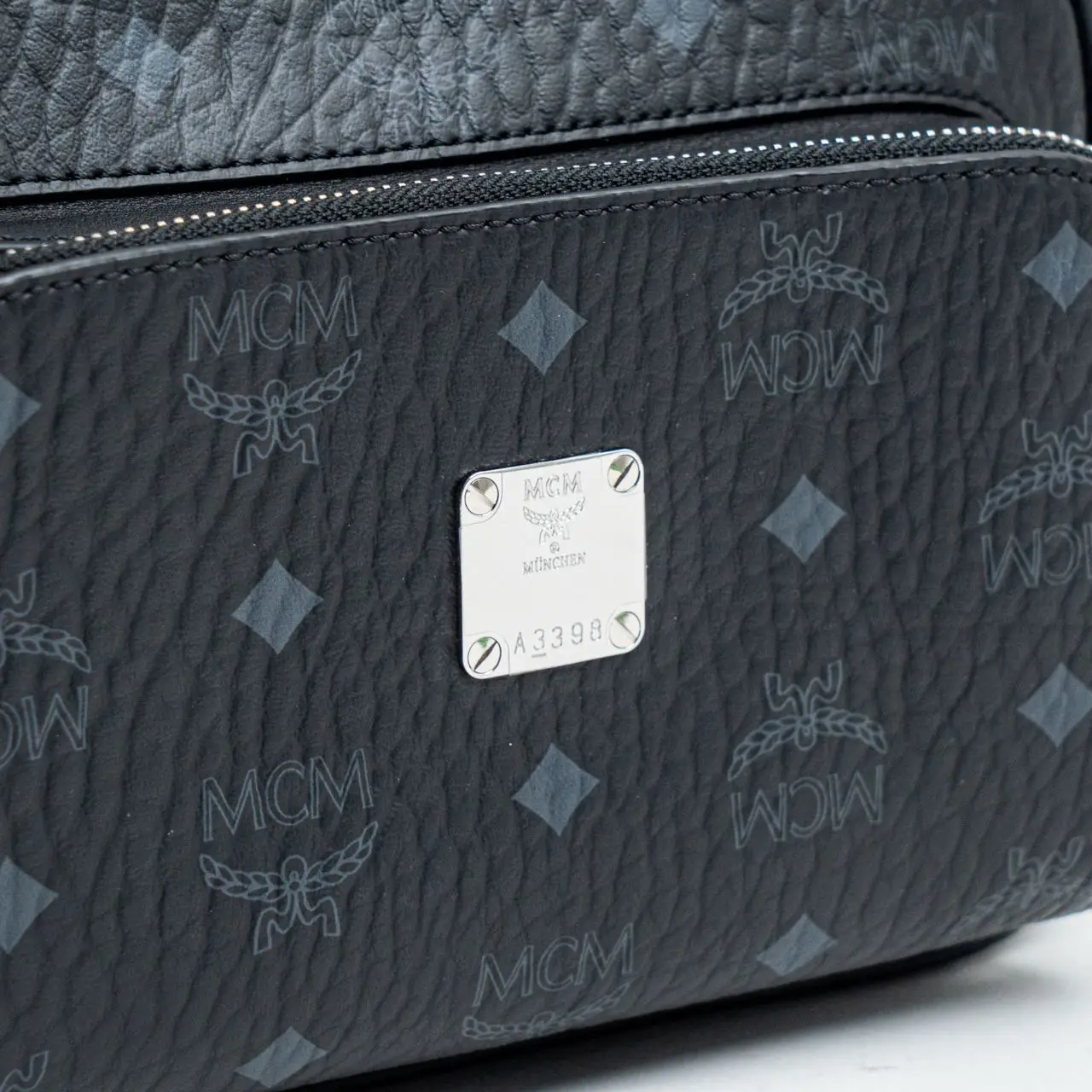 Mcm crossbody black best sale