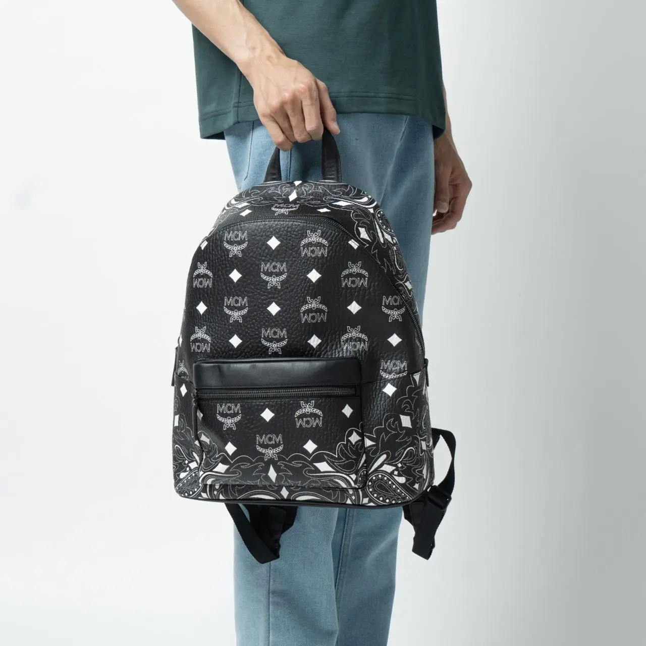 Mcm inspired backpack hotsell