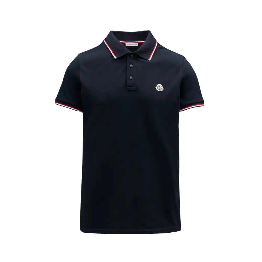 Moncler polo shirt black hotsell