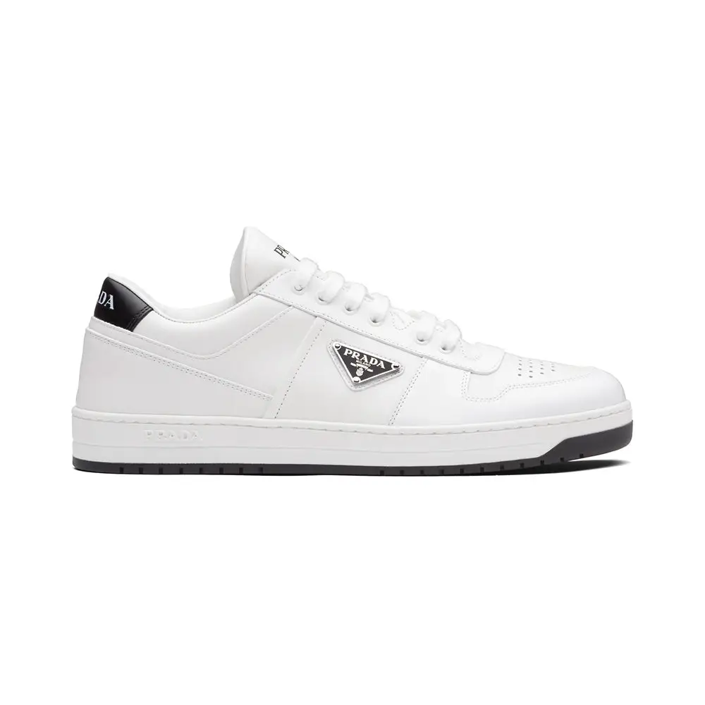 Mens prada white sneakers sale