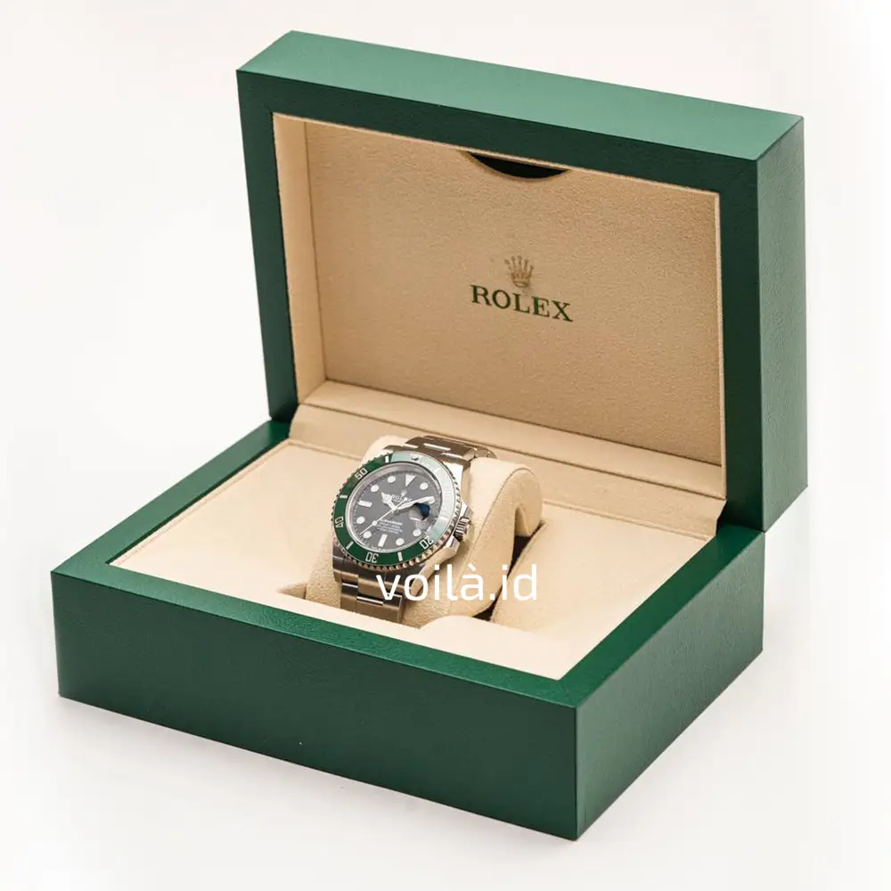 Harga rolex submariner green best sale