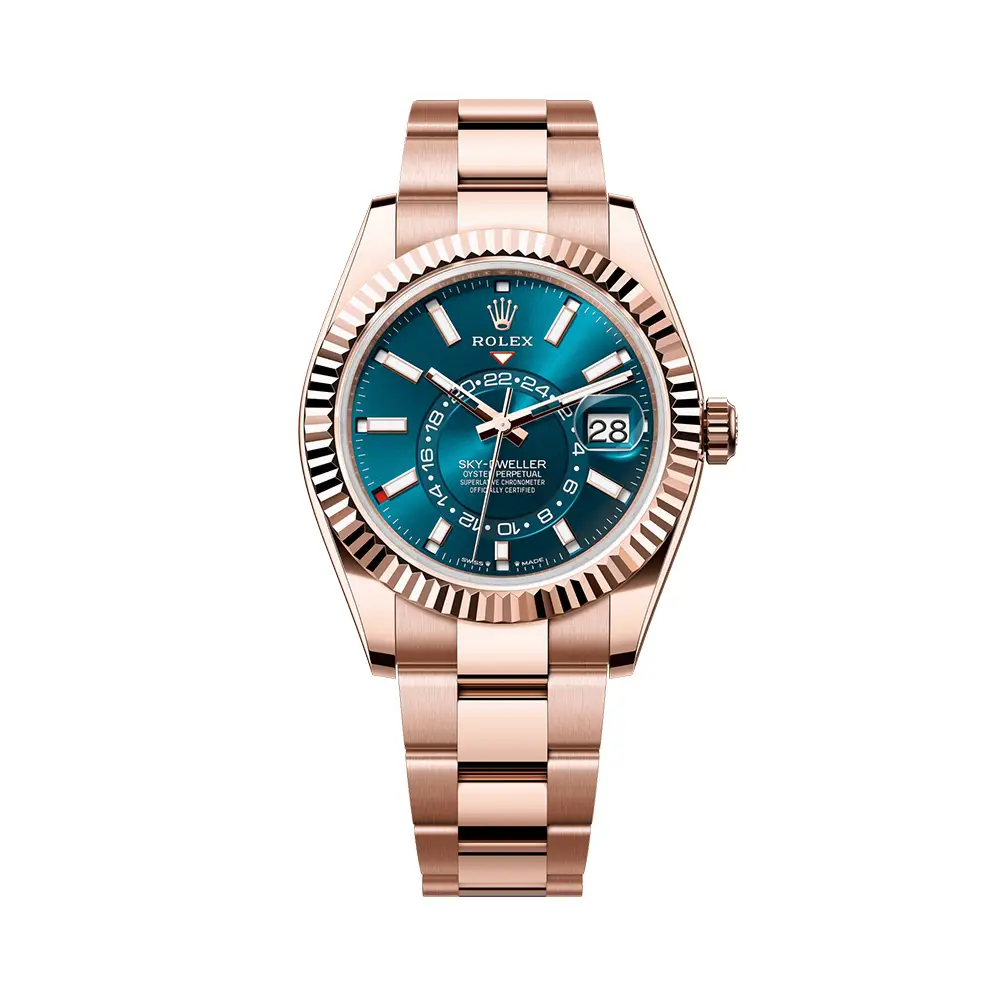 Harga rolex sky dweller blue hotsell