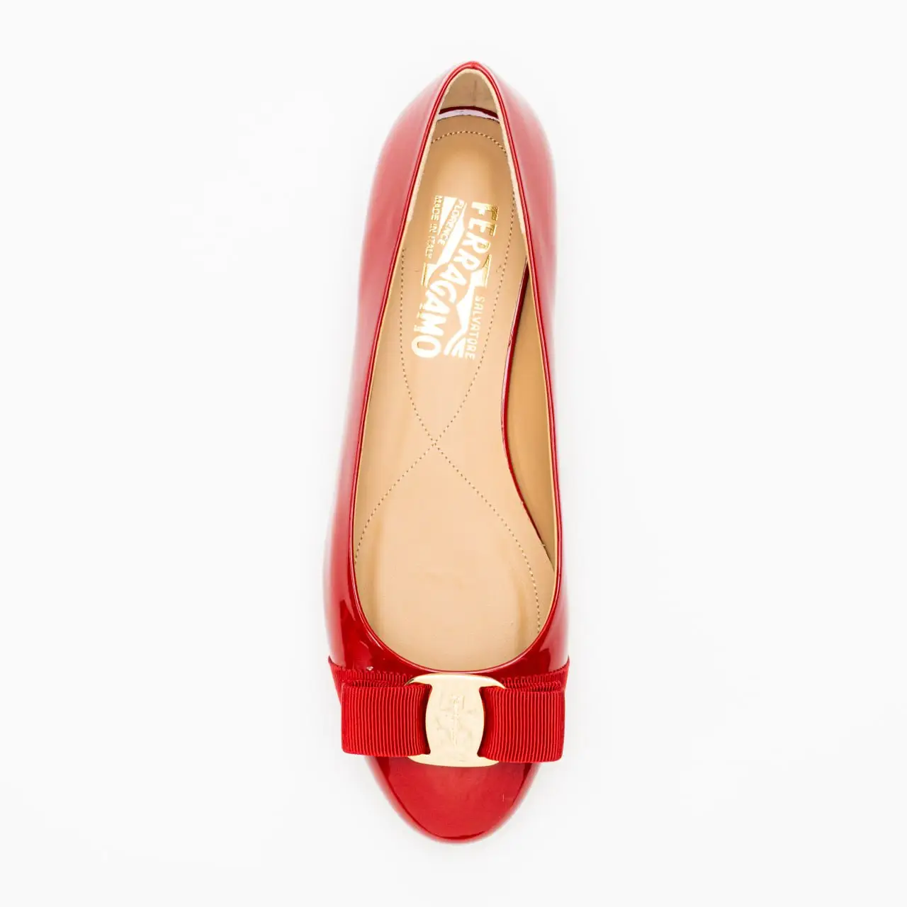 Salvatore ferragamo flat shoes store