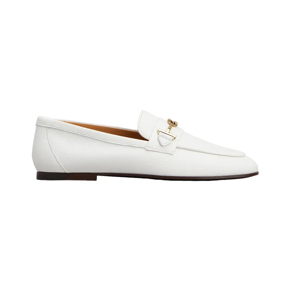 Tod's white loafers sales