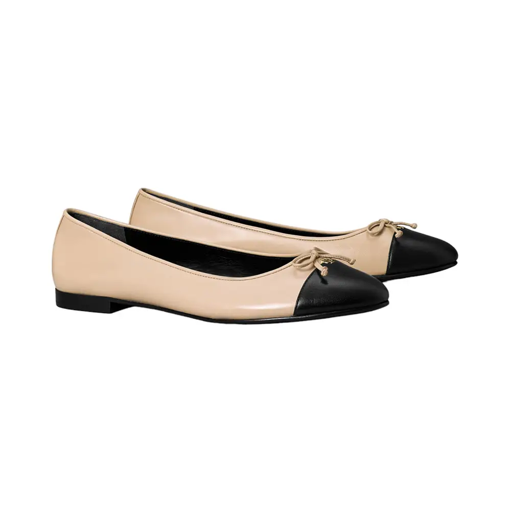 Cap toe flat on sale