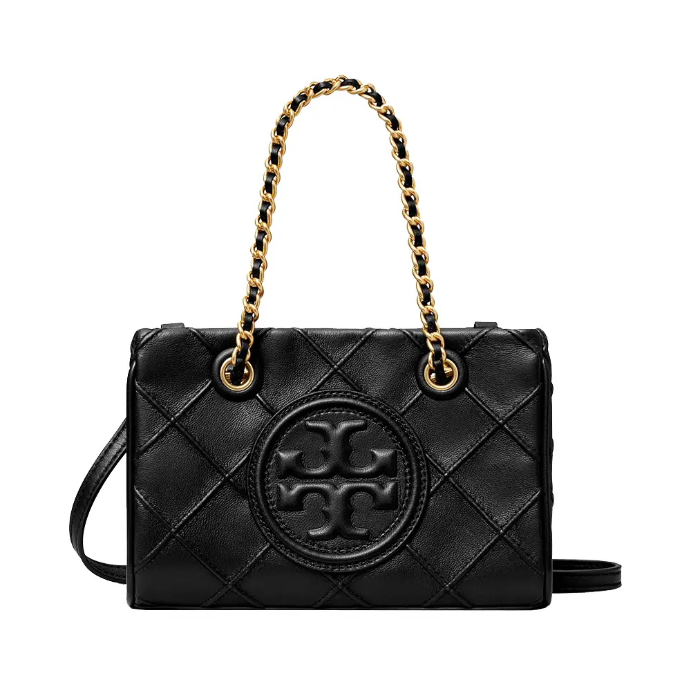 Tory burch fleming small leather tote new arrivals