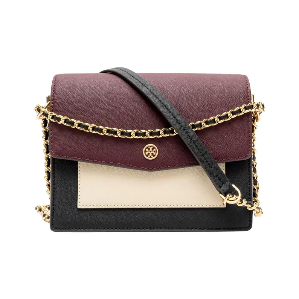 Robinson mixed materials shoulder bag 2025