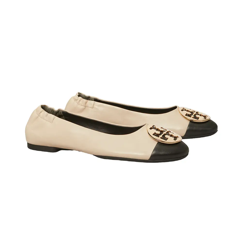 Chelsea cap toe ballet flat tory burch best sale
