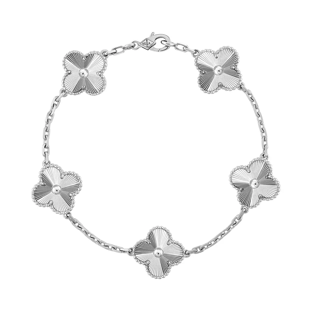 Van cleef white bracelet sales