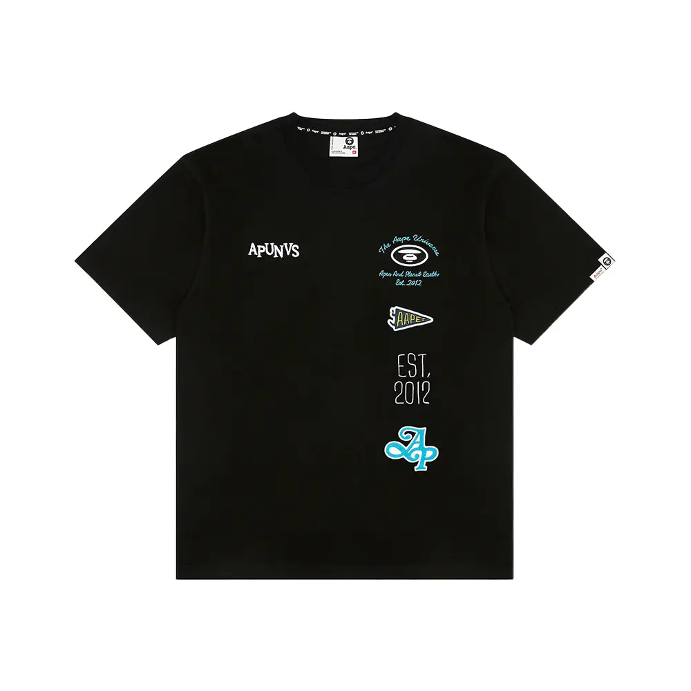 Fancy Multi Logo T-Shirt Black