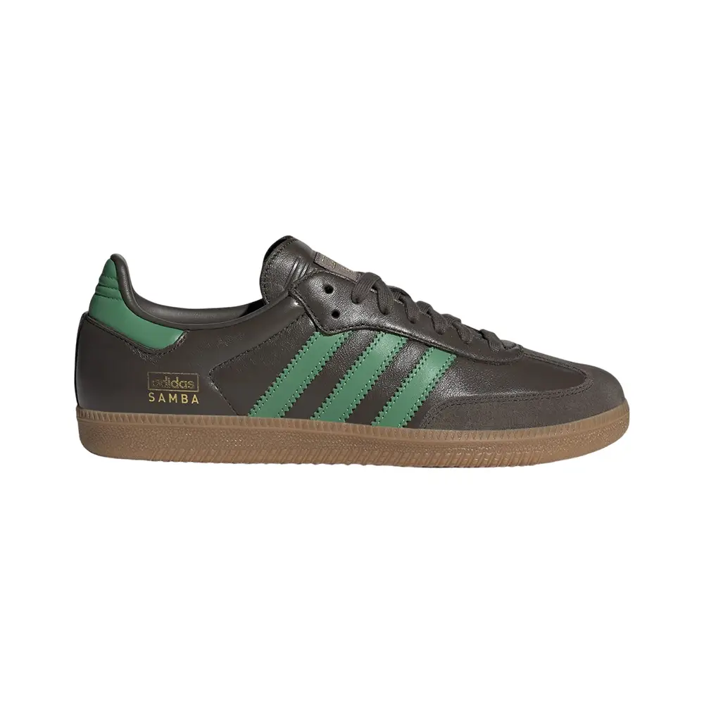 adidas gazelle silver green womens Tb.490 Rife Chocolate Brown Leather Sneakers