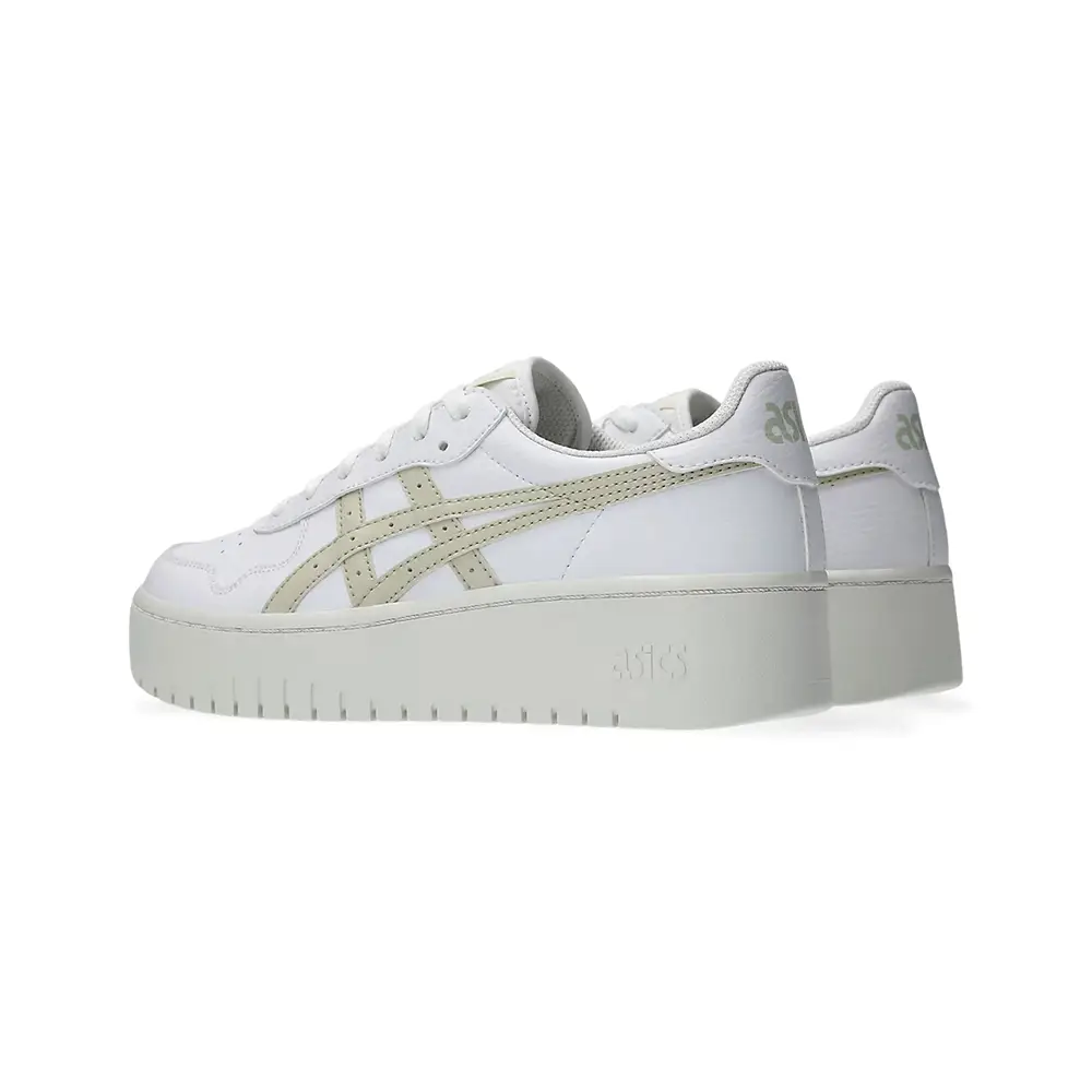 Asics Japan S PF Low Top Sneakers Leathers White/Light Dust –