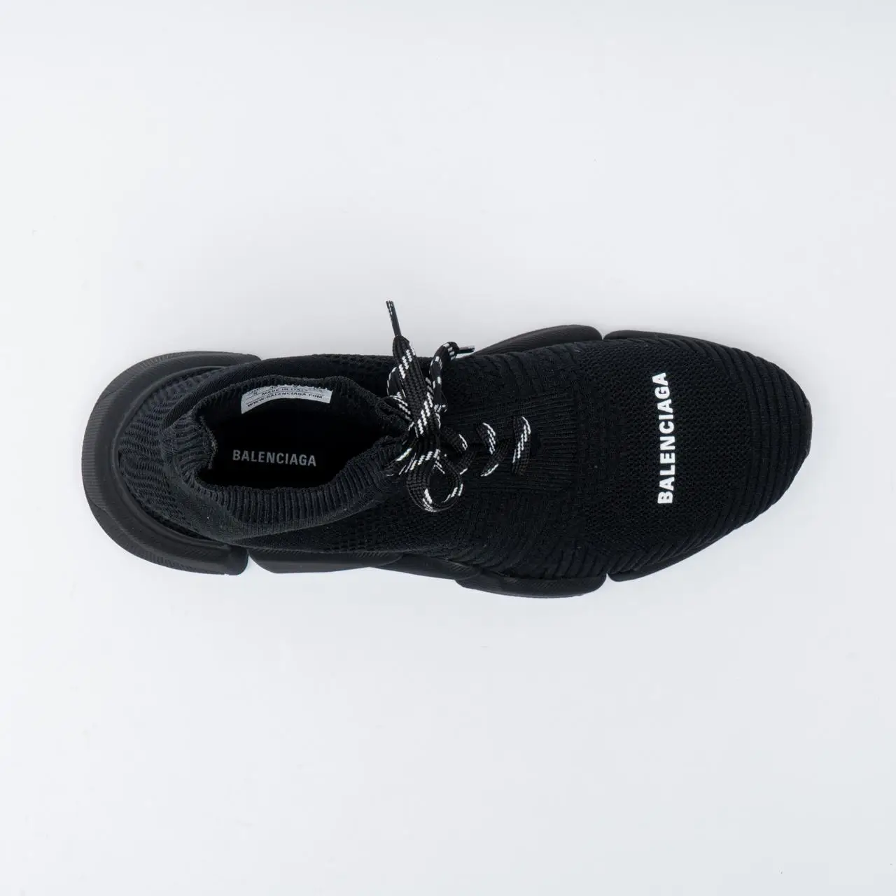 Balenciaga Speed 2.0 Lace-Up Sneaker All Black – voilà.id