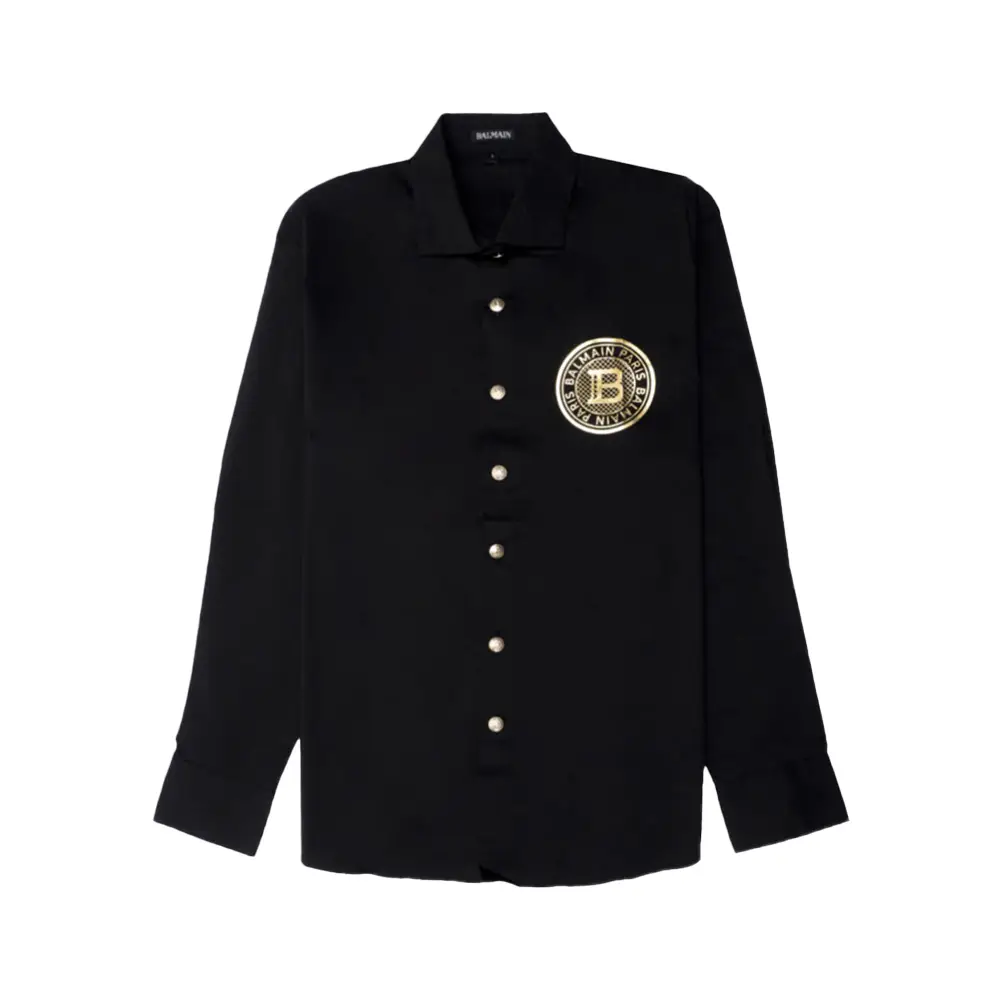balmain paris dress shirt Golden Balmain Shirts Men Balmain – The Code Of Luxury