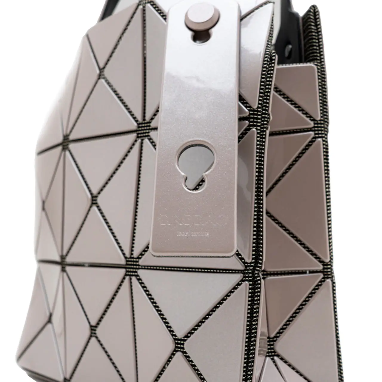 Bao Bao Issey Miyake Carat Small Handbag White Beige – voilà.id