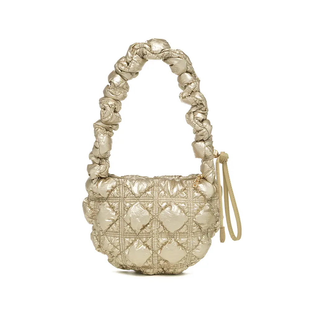 Carlyn Poing Shoulder Bag Gold –