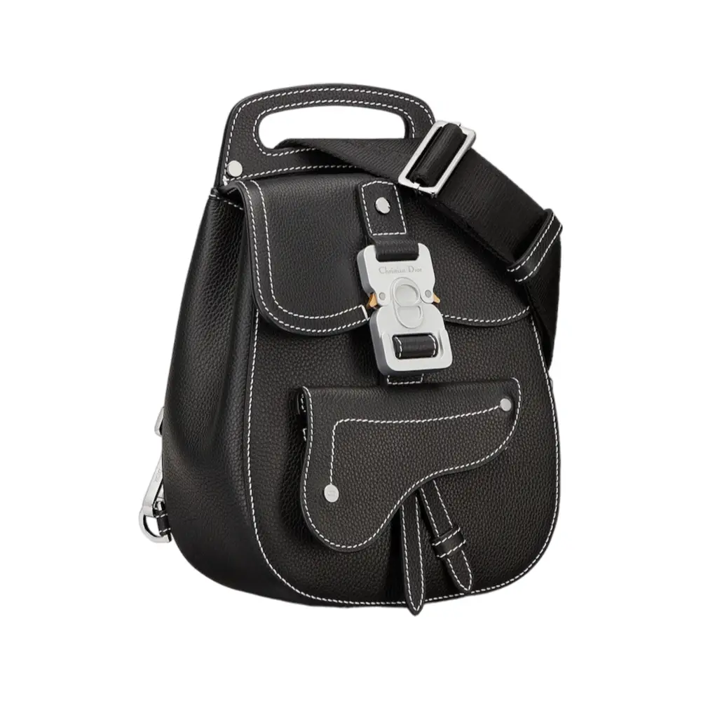 Gallop Sling Bag Grained Calfskin Black