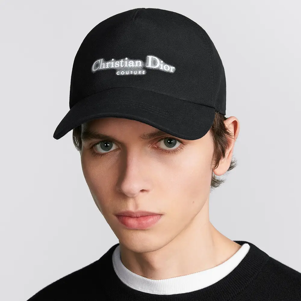 Christian Dior Logo Embroidered with Light Effect Baseball  display picture 1