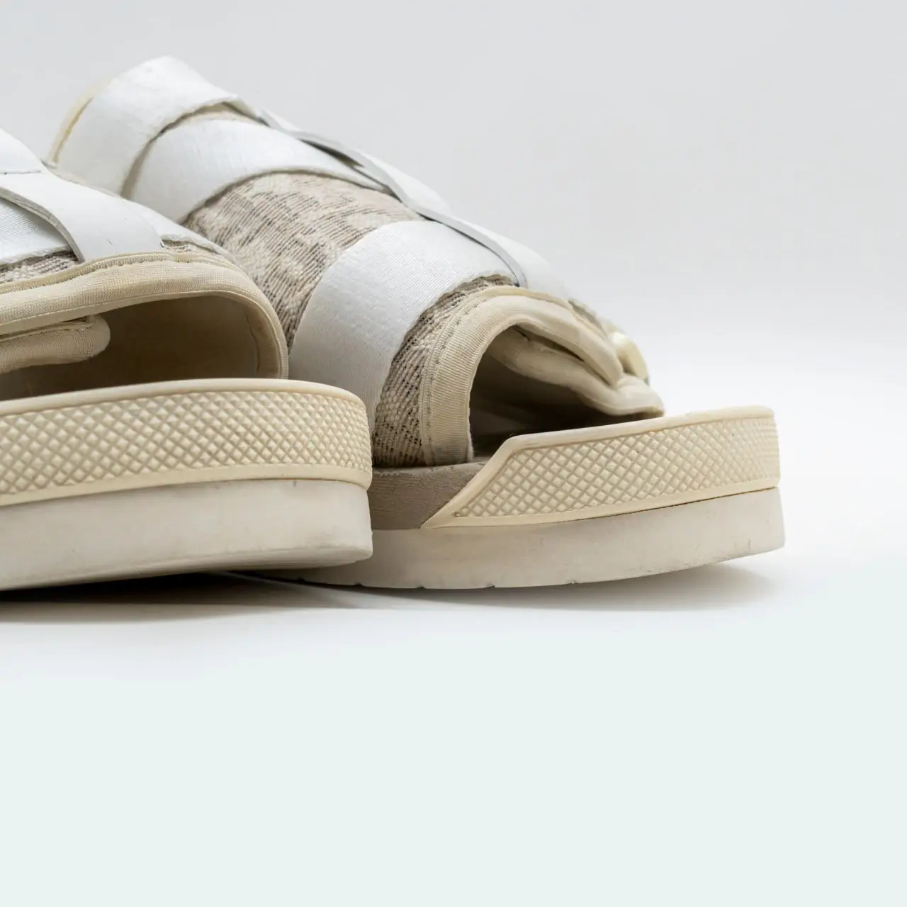 Christian Dior Oblique Jacquard Alpha Sandal Off White 