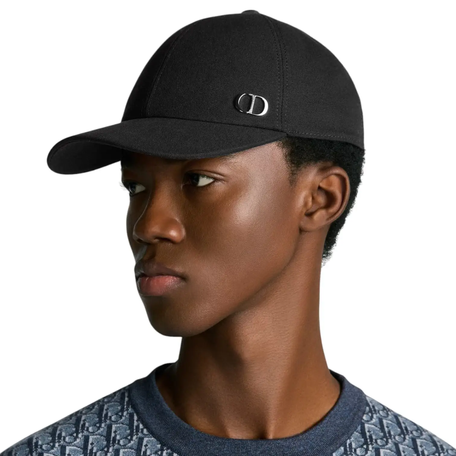 Luxury Dior Hat - Iconic CD Logo, Perfect for Fashion Lovers Christian Dior CD Icon Cap Black Cotton – voilà.id main image 2